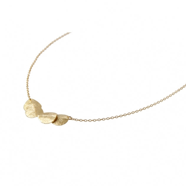 Home Sweet Home Sterling silver gold vermeil necklace (DES1009)