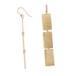 Be Yourself Sterling silver Gold vermeil stylish earrings (DES1605)