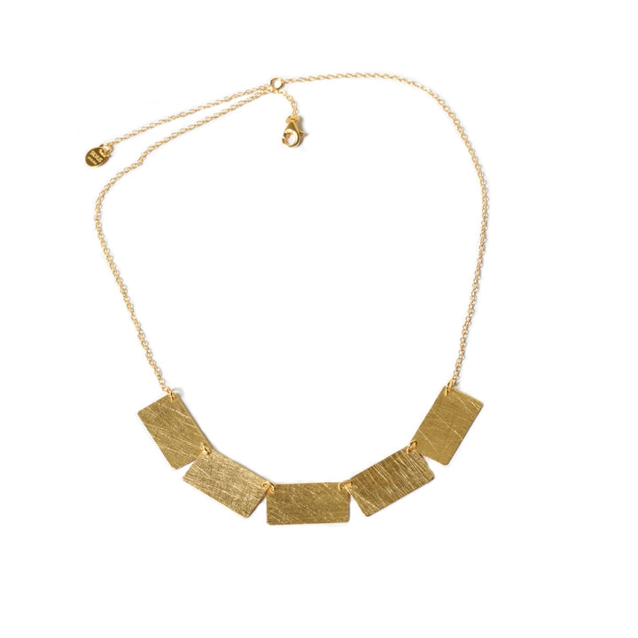 Chin Chin sterling silver gold vermeil necklace (DES1612)
