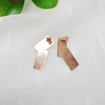 Be Yourself Sterling silver Rose Gold vermeil stylish earrings (DES1640)