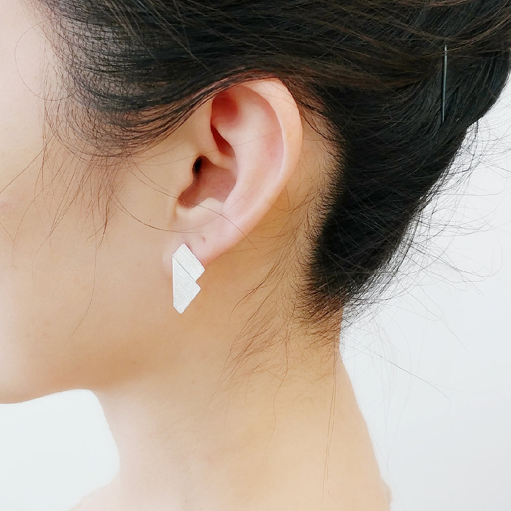 Buddies sterling silver earrings (DES1682)