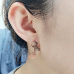Harmony sterling silver earrings (DES1704)