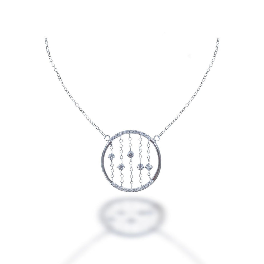 Infinity Sterling silver necklace (DES1891)