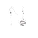 Wisdom sterling silver stylish earrings (DES2135)