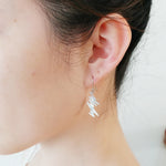 Wisdom sterling silver stylish earrings (DES2146)