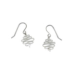 Wisdom sterling silver stylish earrings (DES2153A)