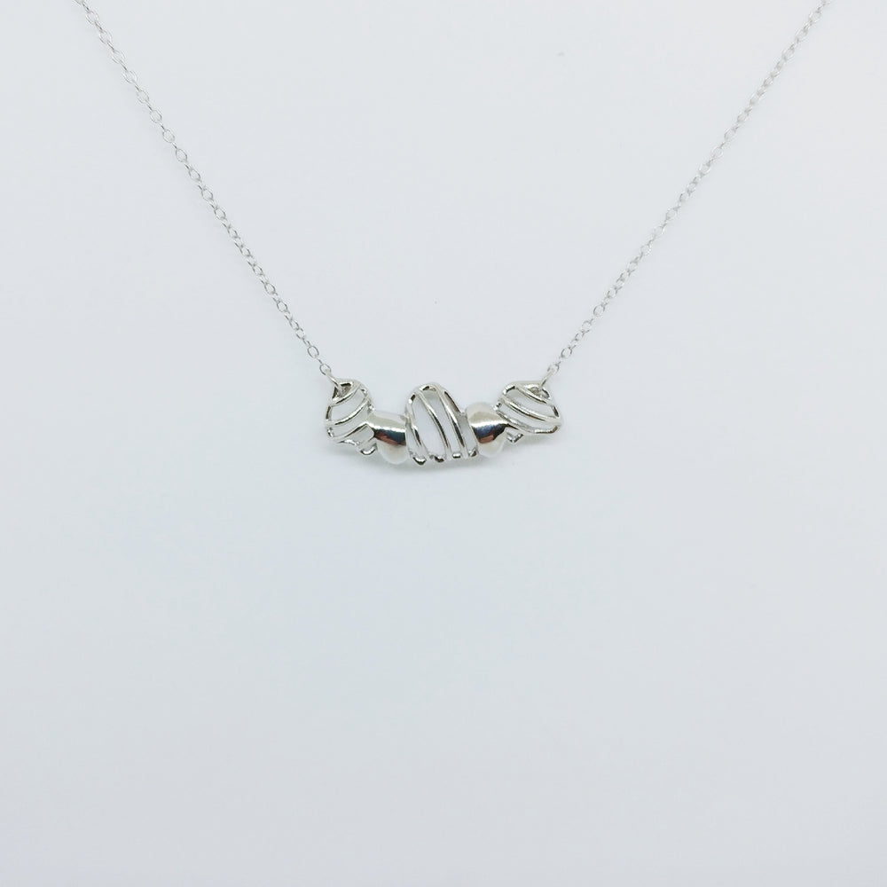 Love Nature Sterling Silver Necklace - Sea Shell (DES2189)