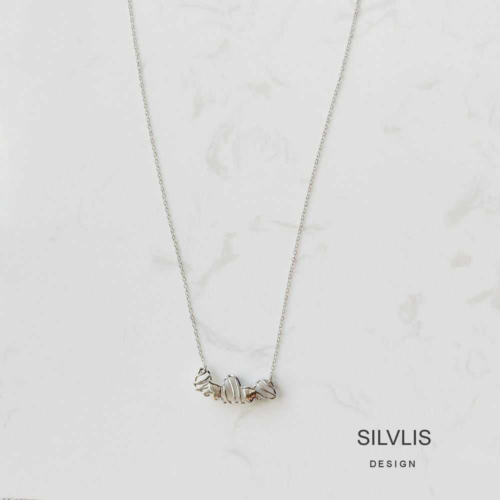 Love Nature Sterling Silver Necklace - Sea Shell (DES2189)