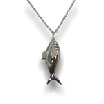 Love Nature Sterling Silver Necklace - Sea Fish (DES2206)
