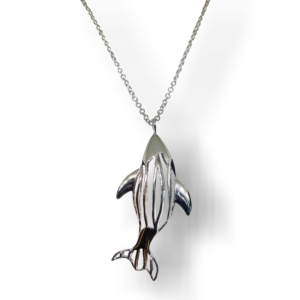 Love Nature Sterling Silver Necklace - Dolphin (DES2208)