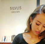 Buddies Sterling silver Gold Vermeil necklace (DES1670)