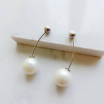 My Fair Lady Silver Pearl Earrings (1E135W)