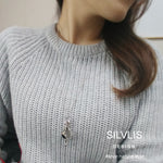 Love Nature Sterling Silver Necklace - Cat (DES2201)