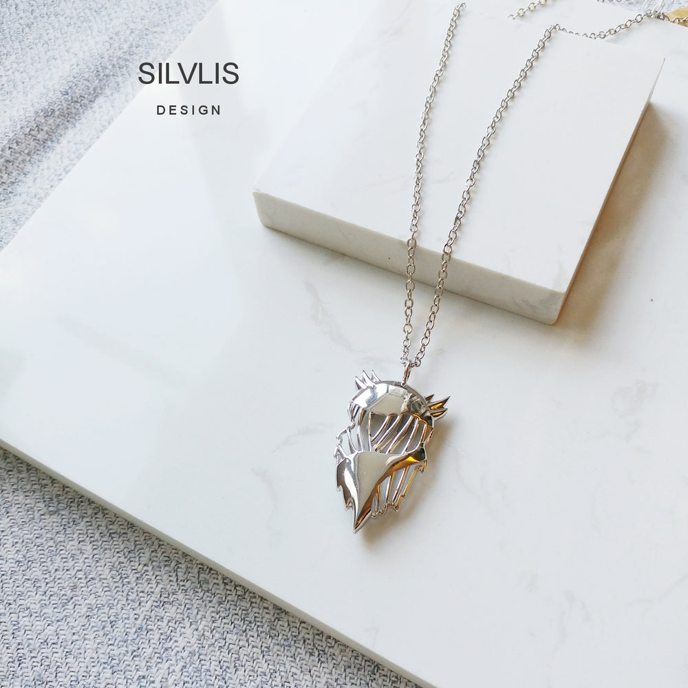 Love Nature Sterling Silver Necklace - Owl (DES2203)