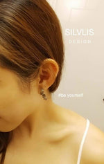Be Yourself sterling silver stylish earrings (DES1026)