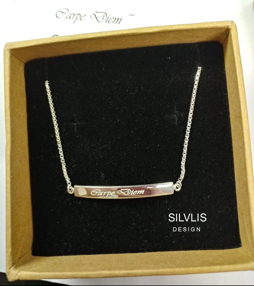 Engraving You Sterling Silver Name Tag Bracelet (YLR1704)